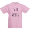 Koszulka dziecięca różowa z Twoim nadrukiem