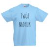 Koszulka dziecięca błękitna z Twoim nadrukiem