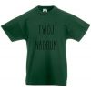 Koszulka dziecięca butelkowa zieleń z Twoim nadrukiem