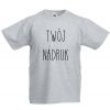 Koszulka dziecięca szara z Twoim nadrukiem