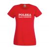 Koszulka damska Polska biało-czerwoni
