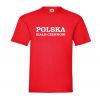 Koszulka kibica męska Polska biało czerwoni
