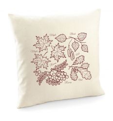 Poszewka z jesiennymi liśćmi