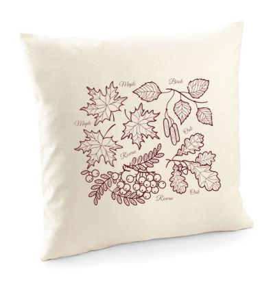 Poszewka z jesiennymi liśćmi