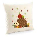Poszewka jesienna z jeżem Jeż