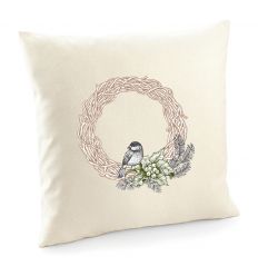 Poszewka jesienna z wróbelkiem