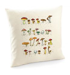 Poszewka grzybki prezent dla grzybiarza