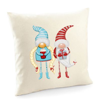 Poszewka świąteczna gnomy