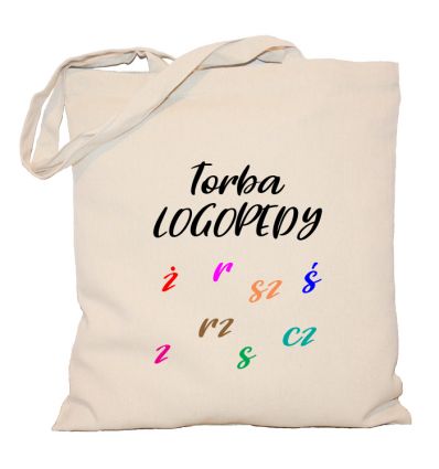 Torba Logopedy z literkami