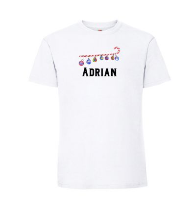 Koszulka świąteczna z imieniem bombeczki