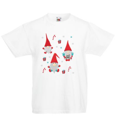 Koszulka świąteczna małe skrzaty