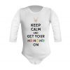 Zestaw koszulek rodzinnych na święta Keep calm and get your Ho Ho Ho