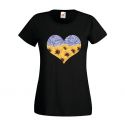 Koszulka Serce Ukraina damska