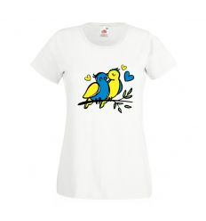 Koszulka Pokój Ukraina gołębie damska