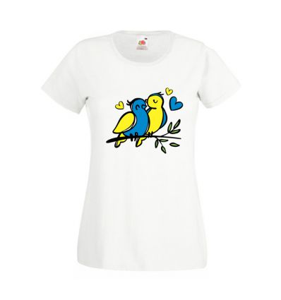 Koszulka Pokój Ukraina gołębie damska