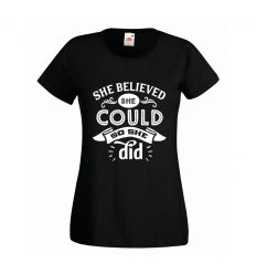 Koszulka She Believed She Could