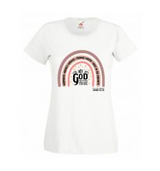 Koszulka Mój Bóg z tęczą