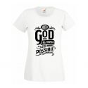Koszulka Z Bogiem wszystko jest możliwe