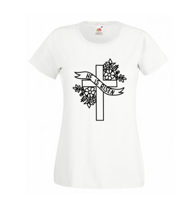 Koszulka Krzyż Jezus zmartwychwstał
