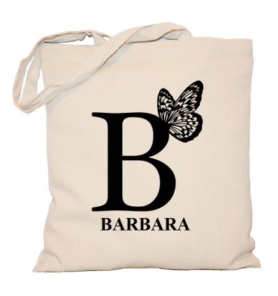 Torba z monogramem i imieniem