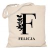 Torba z monogramem i imieniem