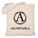 Torba z monogramem i imieniem