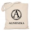 Torba z monogramem i imieniem