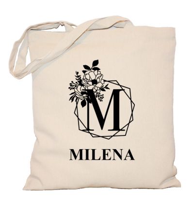 Torba z monogramem i imieniem