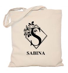 Torba z monogramem i imieniem
