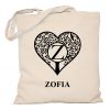 Torba z monogramem i imieniem