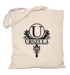 Torba z monogramem i imieniem