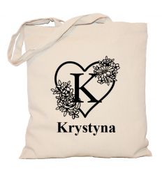 Torba z monogramem i imieniem