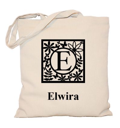 Torba z monogramem i imieniem