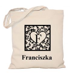 Torba z monogramem i imieniem