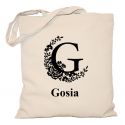 Torba z monogramem i imieniem