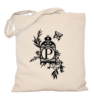 Torba z monogramem i imieniem