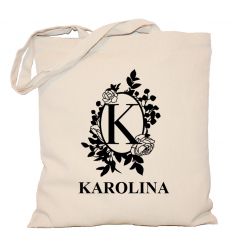 Torba z monogramem i imieniem