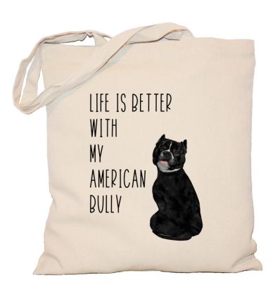Torba z psem American Bully