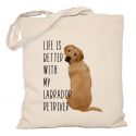 Torba z psem Labrador Retriver