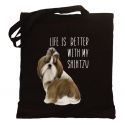 Torba z psem Shihtzu