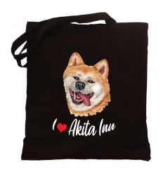 Torba z psem Akita Inu