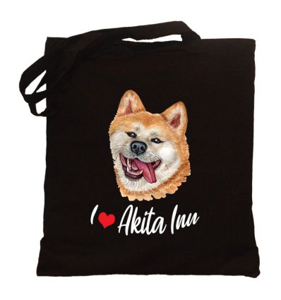 Torba z psem Akita Inu