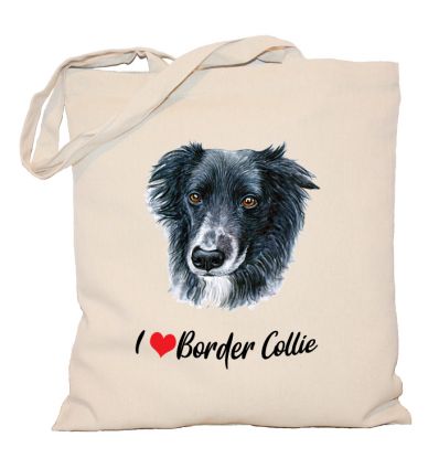 Torba z psem Border Collie