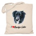 Torba z psem Border Collie