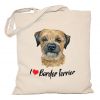 Torba z psem Border Terrier