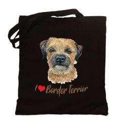 Torba z psem Border Terrier