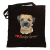 Torba z psem Border Terrier