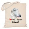 Torba z psem Borzoi Russian Wolfhound