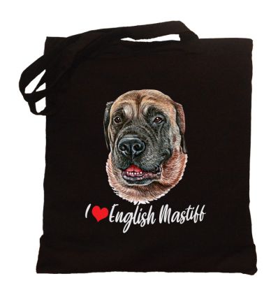 Torba z psem English Mastiff