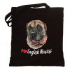 Torba z psem English Mastiff